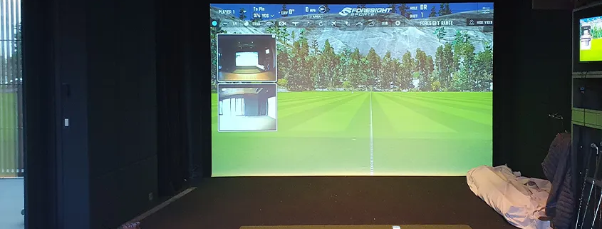 indoor golf simulator